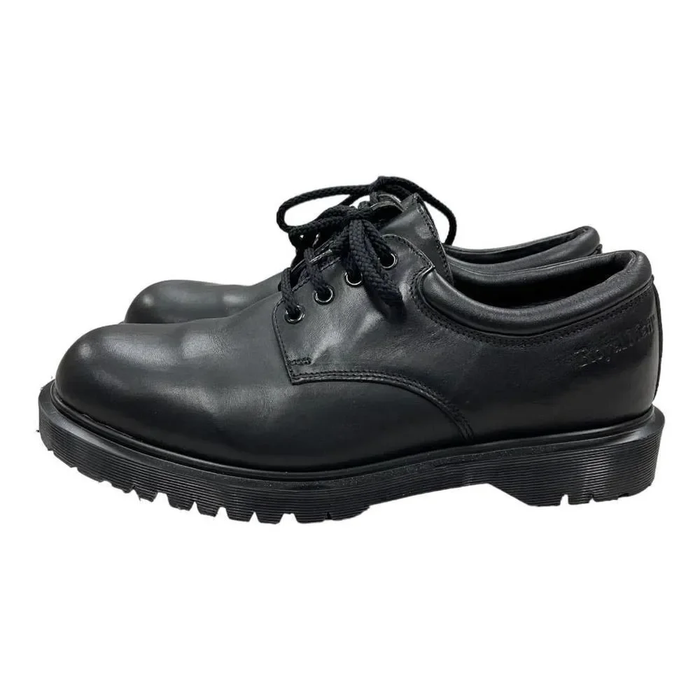 Dr Martens Royal Mail Black Leather Oxfords Size 10.5 UK 11.5 US